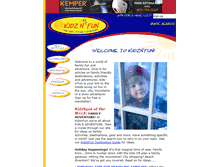 Tablet Screenshot of kidznfun.com